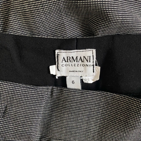 Armani Collezioni Gray Two Piece Suit Set (Blazer & Pants) Size US 6 - Picture 10 of 11